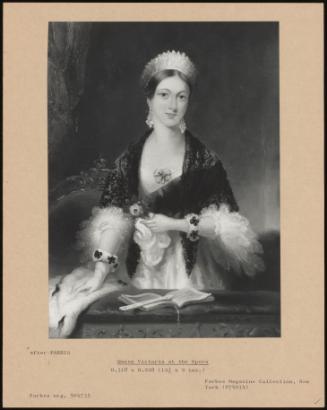 Queen Victoria At The Opera