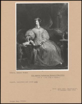 Mrs Amelia Catherine Trower(1790-1870)