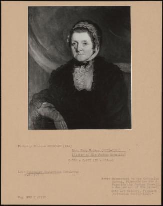 Mrs. Mary Palmer ( Sister Of Sir Joshua Reynolds)