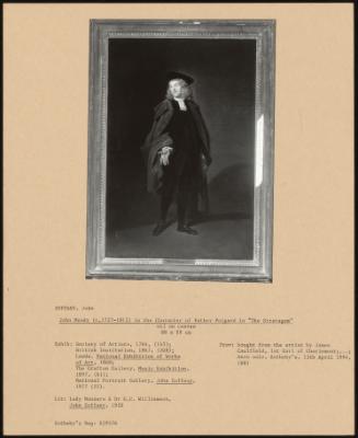 John Moody (ca.a 1727-1812) In The Character Of Father Foigard In "The Stratagem"