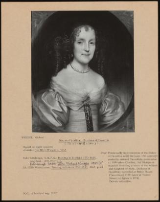 Susanna Hamilton, Countess Of Cassillis