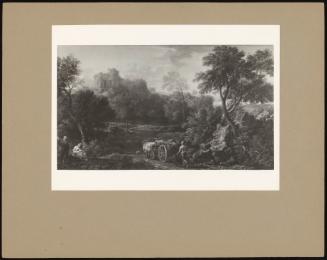 Rocky Landscape With A Waggon