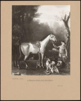 A Hunting Scene with One Horse