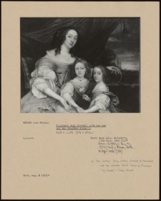 Elizabeth Lady Churchill With Her Son And Her Daughter Arabella