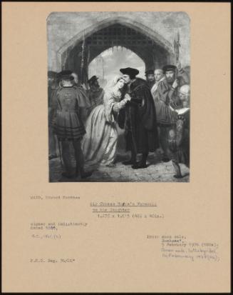 Sir Thomas More's Farewell To His Daughter