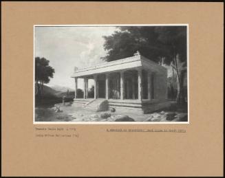 A Choultry Or Travellers' Rest House In South India