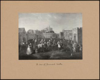 A View Of Arundel Castle With Numerous Figures On Horseback Rutland 1963 (2)
