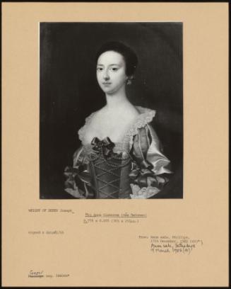 Mrs Anne Gisborne ( Née Bateman)