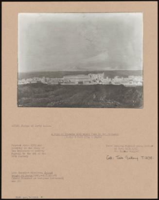 A View of Catania with Mount Etna in the Distance