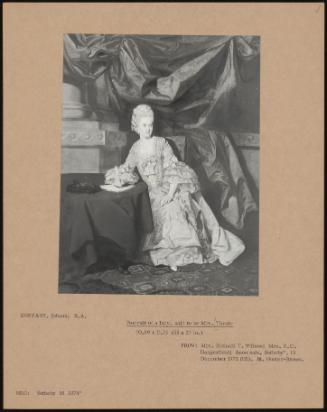 Portrait of a Lady, Said to Be Mrs. Thrale