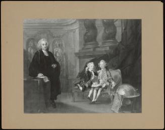 Prince George And Prince Edward Augustus, Sons Of Frederick, Prince Of Wales, With Their Tutor, Dr. Francis Ayscough, C.1749