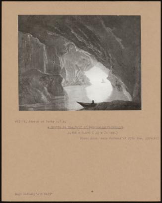 A Grotto in the Gulf of Salerno by Moonlight