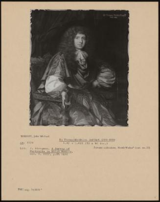 Sir Thomas Myddelton 2nd Bart (1656-1683)