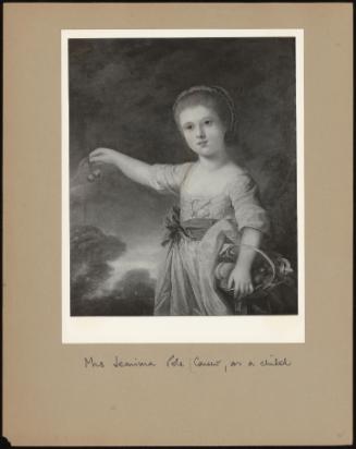 Mrs. Jemima Pole Carew (As a Child)