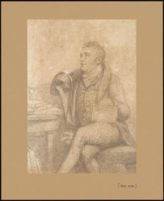 PORTRAIT DRAWING OF SAMUEL TAYLOR COLERIDGE (1772-1834)