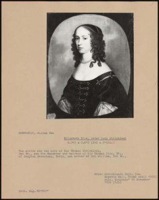 Elizabeth Pile, Later Lady Strickland