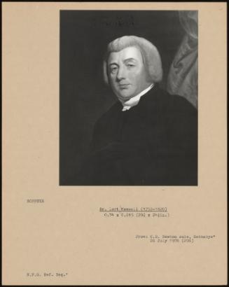 Dr. Lort Mansell (1753-1820)