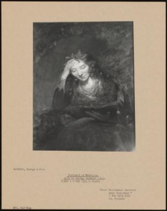Portrait Of Mathilda, Wife Of George Garrard A. R. A.