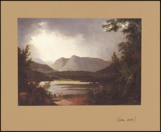 View of Lake Windermere with Langdale Pikes