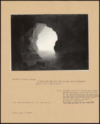 A Grotto by the Sea Side in the Gulf of Salerno