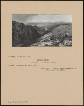 Cheddar Gorge.