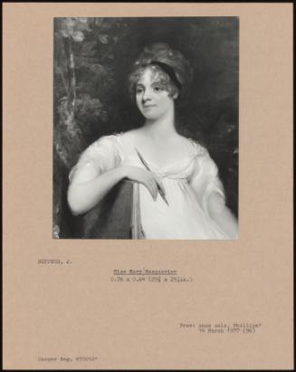 Miss Mary Masquerier