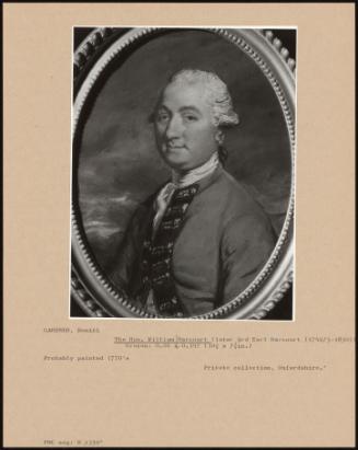 The Hon. William Harcourt (Later 3rd Earl Harcourt (1742/3-1830))