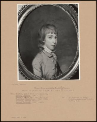 Young Boy, Probably Daniel Wilson.