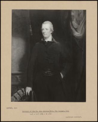 Portrait Of The Rt. Hon. William Pitt, The Younger, P. M.