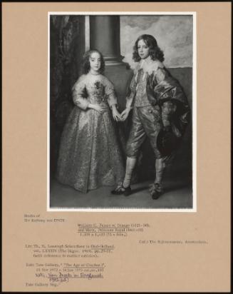 William II, Prince Of Orange (1626-50), And Mary, Princess Royal (1631-60)