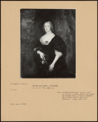 Dorothy Lady Dacre (1605-1698)