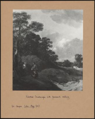 Wooded Landscape with Peasants Resting