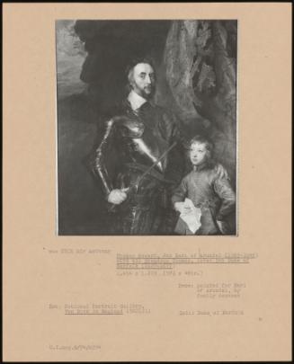 Thomas Howard, 2nd Earl Of Arundel (1585-1846) With His Grandson Thomas, Later 5th Duke Of Norfolk (1627-1677)