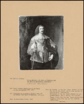 Philip Herbert, 4th Earl Of Pembroke And 1st Earl Of Montgomery (1584 - 1649)