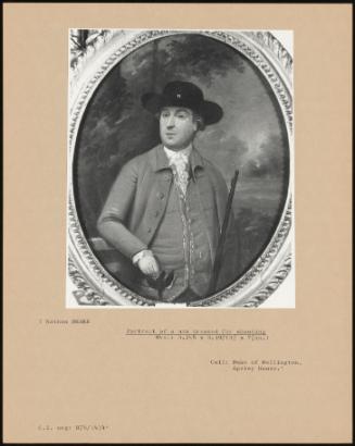Portrait Of A Man Dressed For Shooting