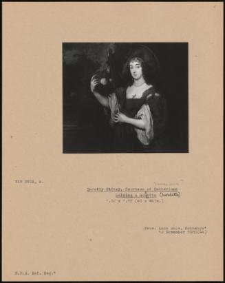 Dorothy Sidney, Countess Of Sutherland Sunderland Holding A Houlette