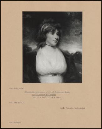 Elizabeth Milbanke, Wife Of Peniston Lamb, 1st Viscount Melbourne