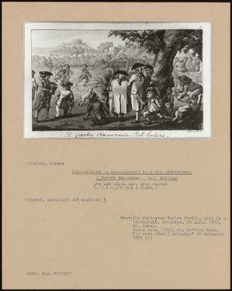 Illustration To Contemporary Life And Diversions: A County Amusement - Bull Baiting