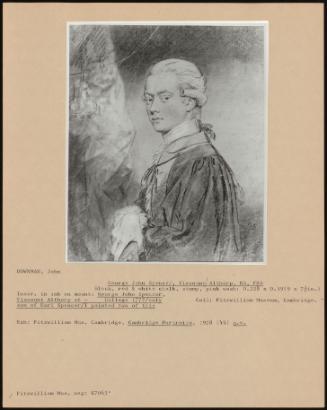 George John Spencer, Viscount Althorp, KG, FRS