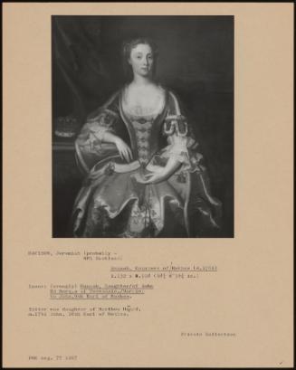 Hannah, Countess Of Rothes (D. 1761)