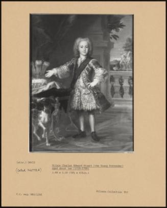 Prince Charles Edward Stuart (The Young Pretender) Aged About Ten (1720-1788)