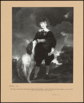 The Hon. Leicester Fitzgerald Charles Stanhope, Later 5th Earl Of Harrington, As A Child