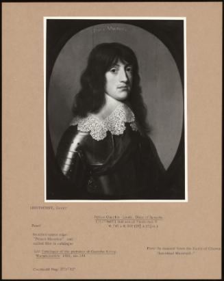 Prince Charles - Louis, Duke Of Bavaria (1617 - 1680) 2nd Son Of Frederick V