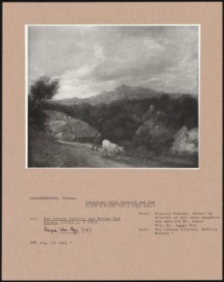 Landscape with Cowherd and Cow