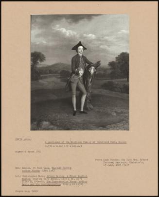 A Gentleman Of The Sergison Family Of Cuckfield Park, Sussex