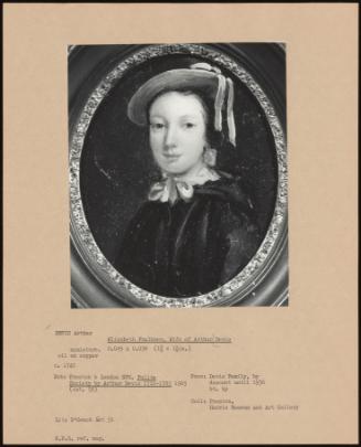 Elizabeth Faulkner, Wife Of Arthur Devis