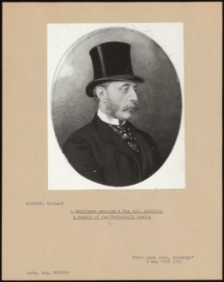 A Gentleman Wearing A Top Hat, Possibly A Member Of The Rothschild Family