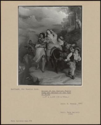 Escape Of The Carrara Family From The Pursuit Of The Duke Of Milan