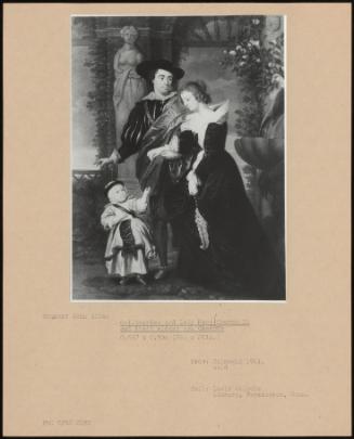 Col.Charles And Lady Mary Churchill And Their Eldest Son Charles