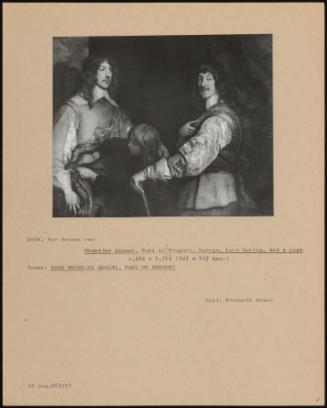 Mountjoy Blount, Earl Of Newport, George, Lord Goring, And A Page